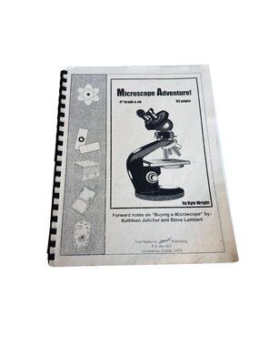 Microscope Adventure Workbook Kym Wright 4th Grade Up Homeschool Science Book